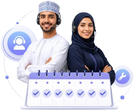 Amaal onsite support team in Oman